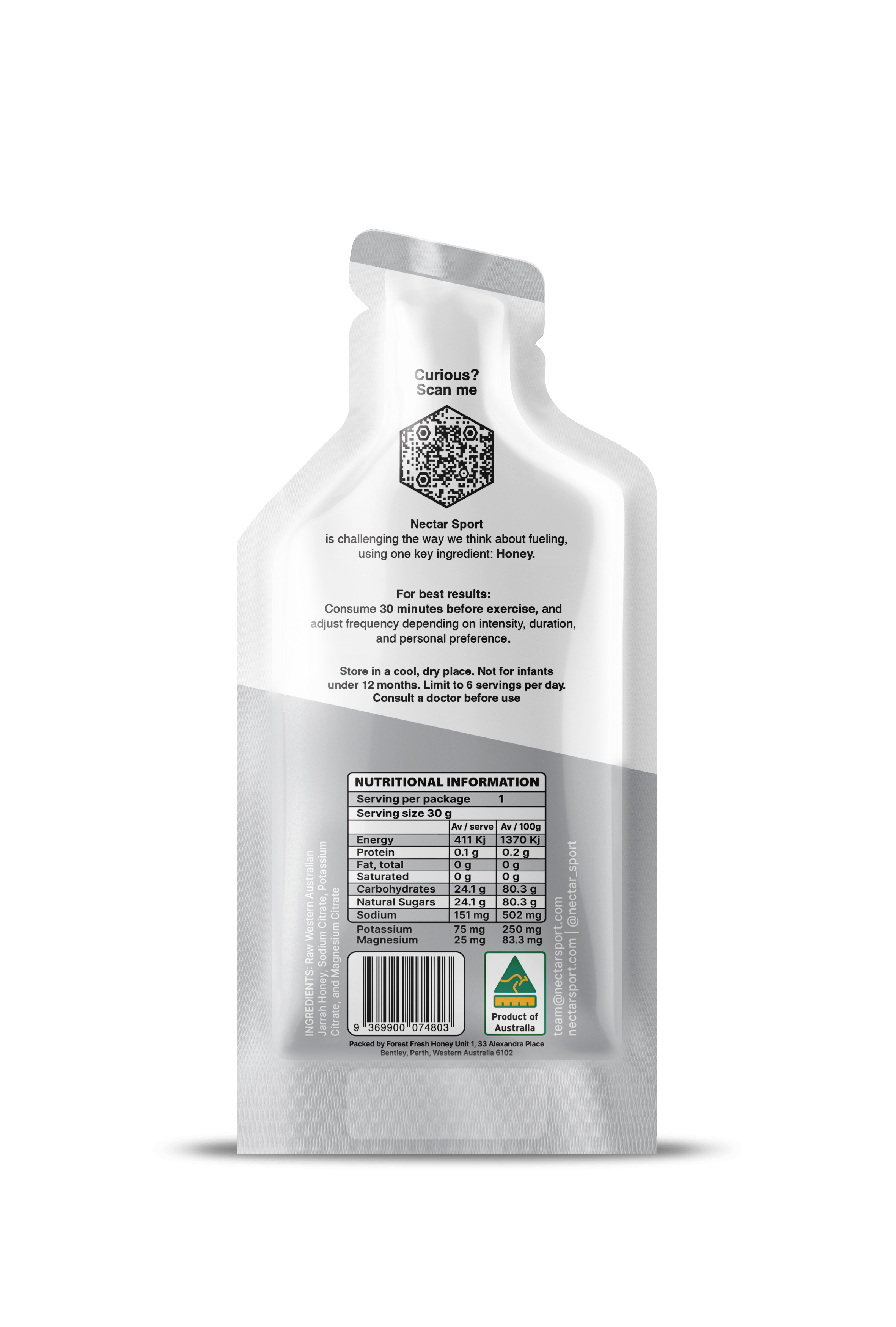 Raw Honey + Electrolytes 24-Pack