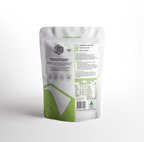 A stand-up pouch of Nectar Sport Carb Powder in Lemon Lime flavor, featuring a white package with green accents and black text, set against a clean white background.