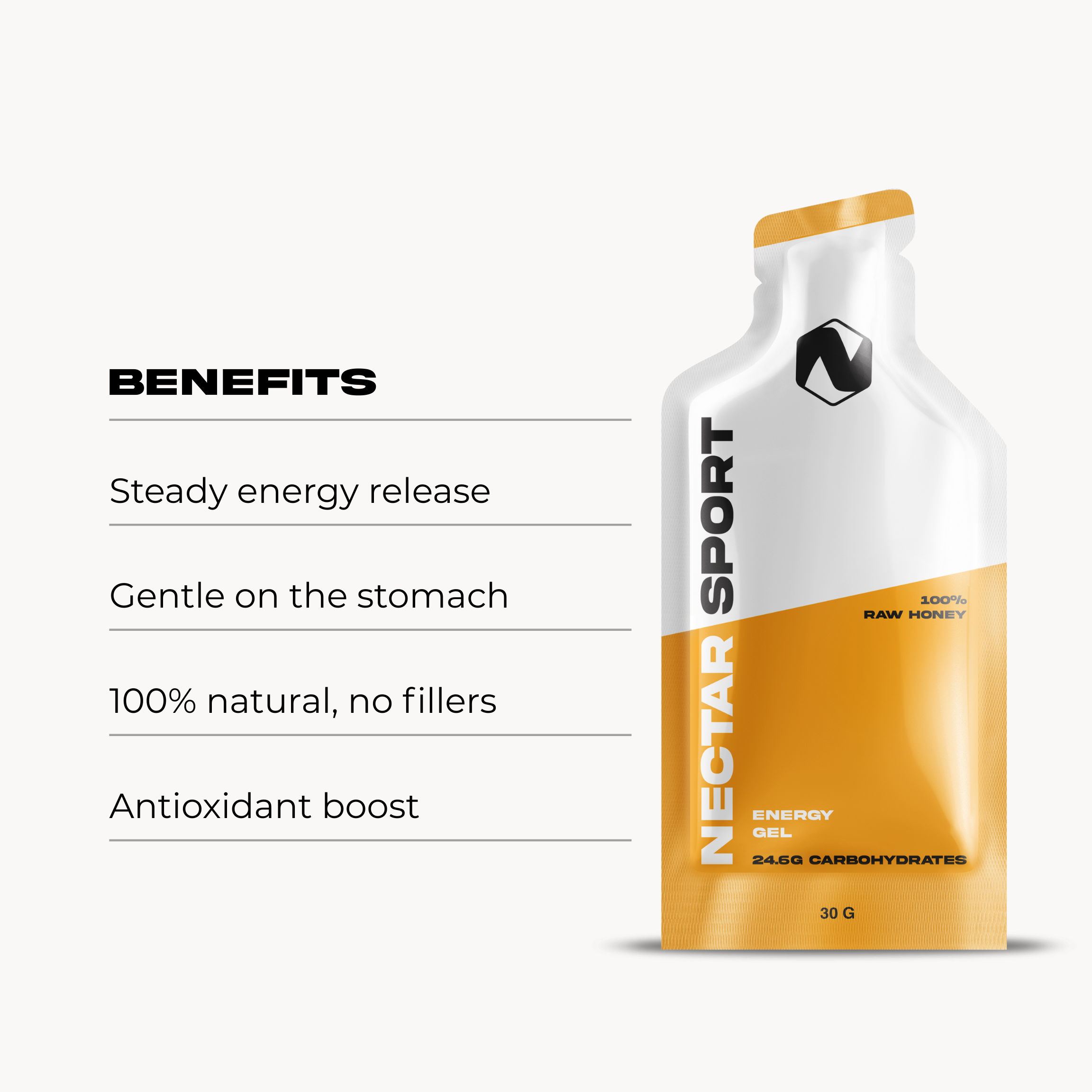 Raw Honey Energy Gel 24-Pack