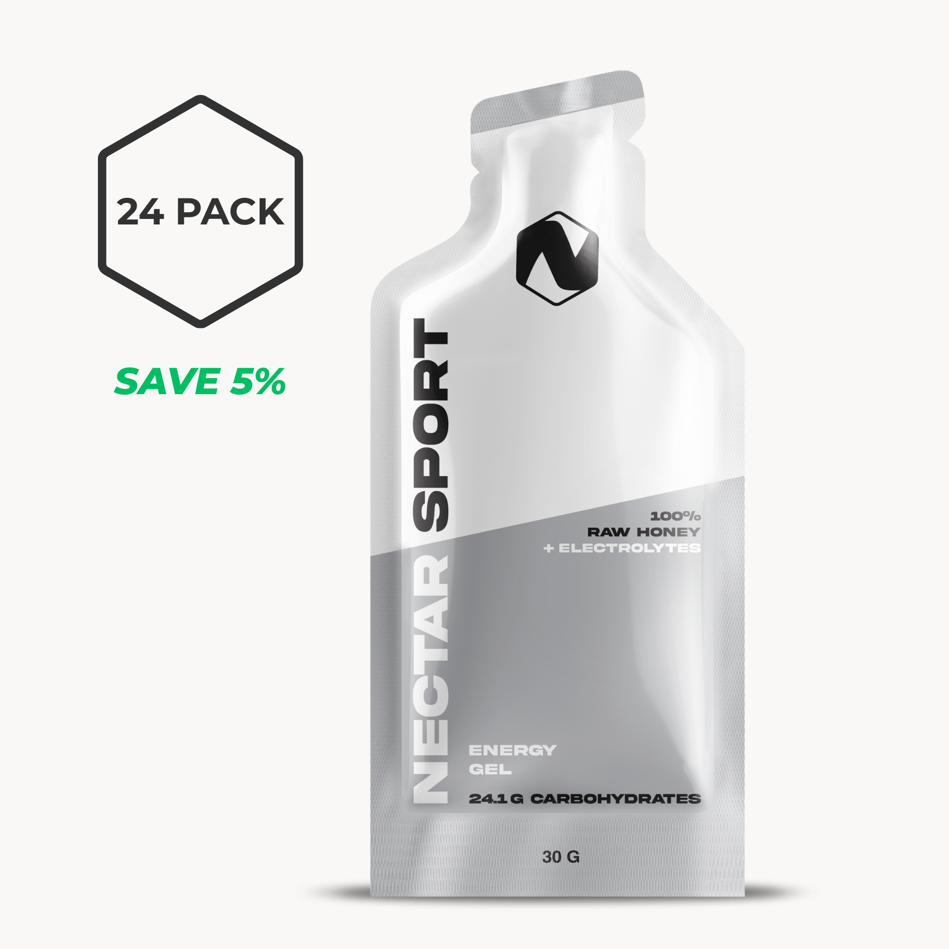 Raw Honey + Electrolytes 24-Pack