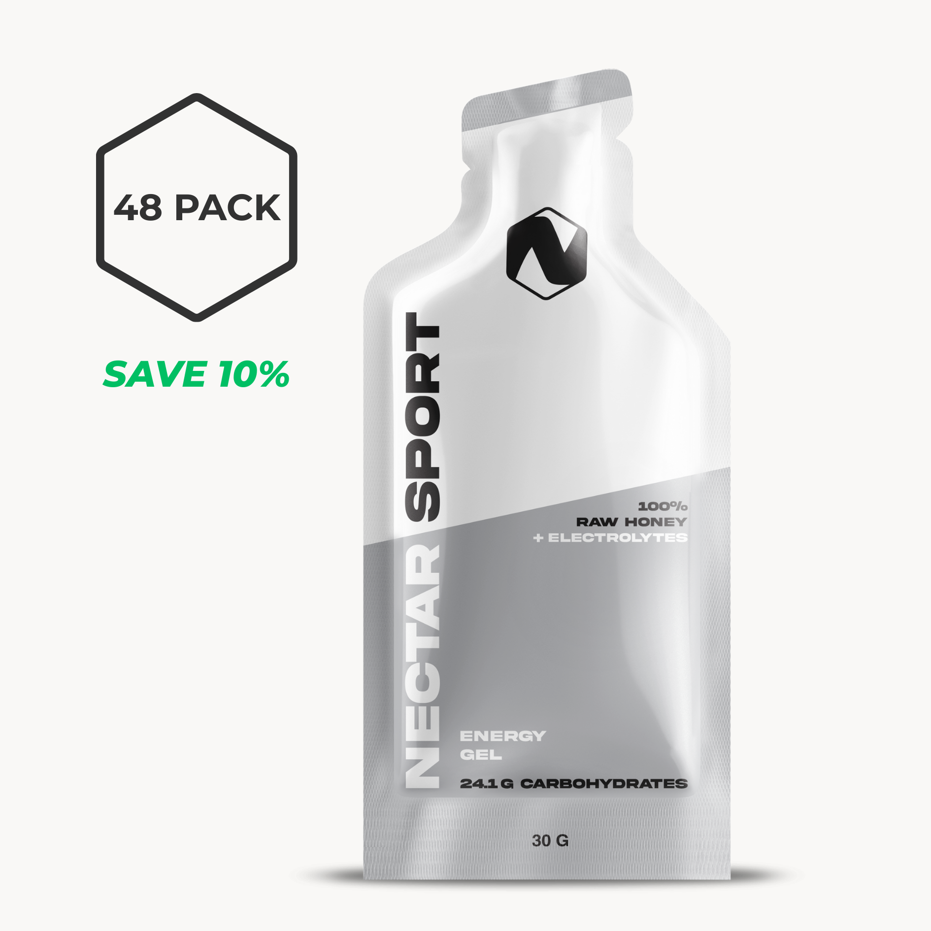 Raw Honey + Electrolytes 48-Pack