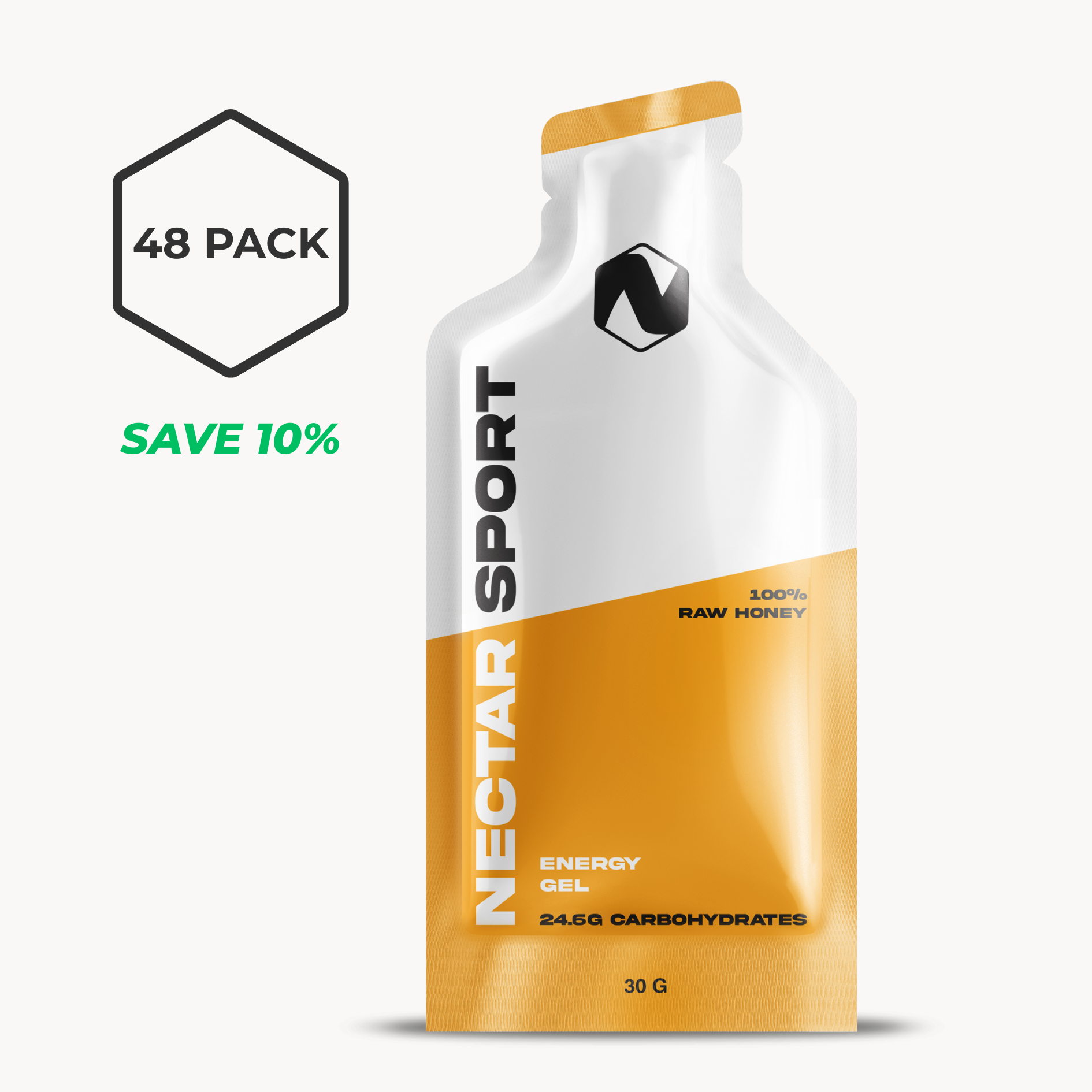 Raw Honey Energy Gel 48-Pack